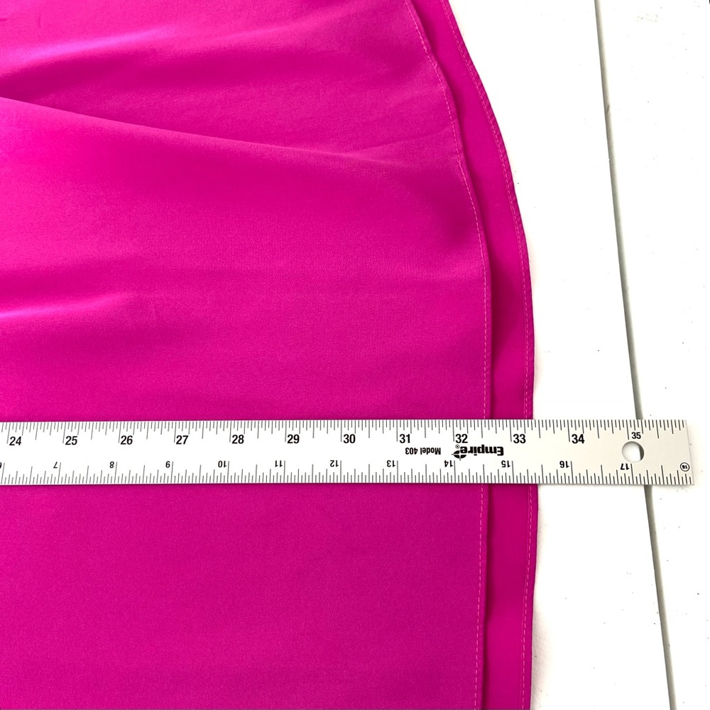 Diane von Furstenberg Mini Dress Women’s 0 Fits Med Pink 100% Pink Long Sleeves - Picture 11 of 11